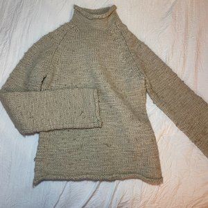 J. Crew distressed turtle neck sweater